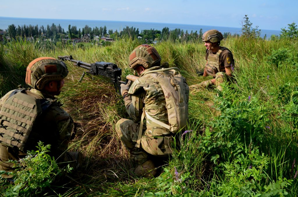 Азовці під час навчань із протидесантної оборони