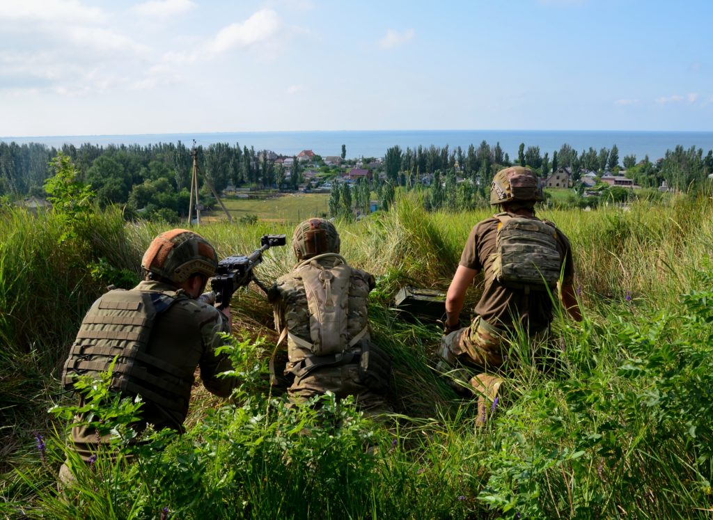 Азовці під час навчань із протидесантної оборони