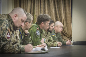 Полк АЗОВ відвідала багатонаціональна група військових спостерігачів