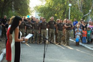 Урочисте відкриття пам’ятного знака воїнам, що віддали життя за Україну