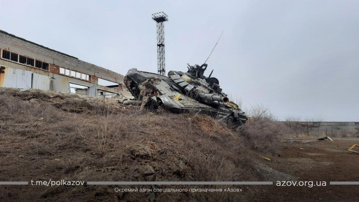 Знищена техніка Азовом