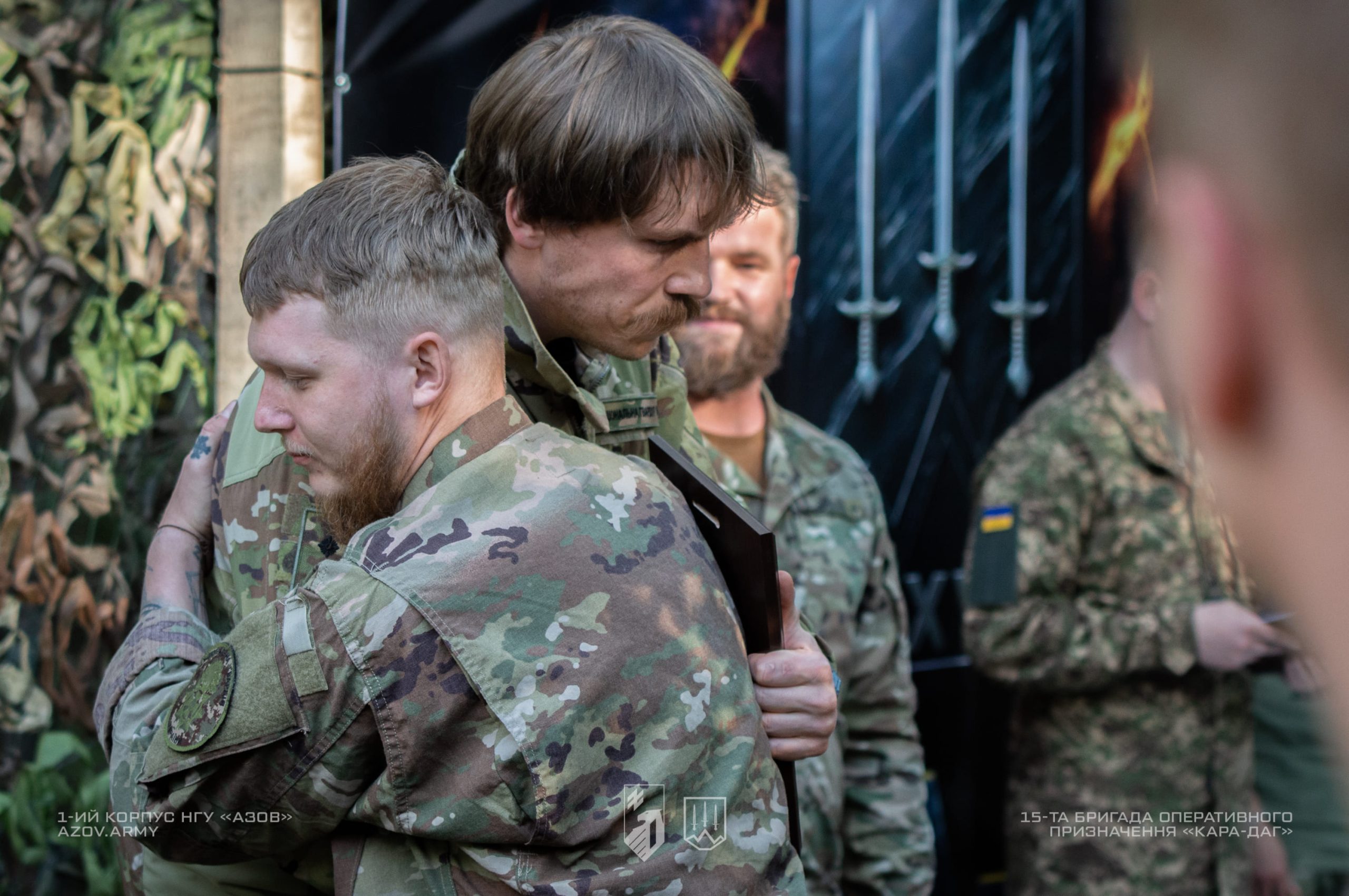 У день 31-річчя, командир 1-го корпусу Національної гвардії України «Азов», полковник Денис Прокопенко привітав 1-у Президентську бригаду «Буревій», 14-у бригаду «Червона Калина» і 15-у бригаду «Кара-Даг», а також спільно з командирами бригад вручив бійцям заслужені нагороди. Зокрема, вперше були вручені відзнаки 1-го корпусу НГУ «Азов».