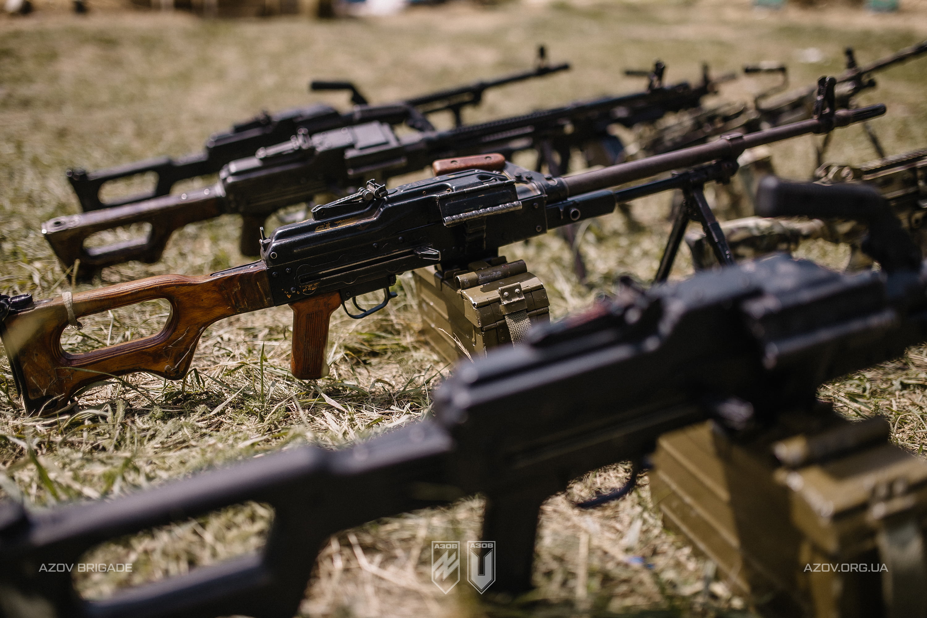 кулемети під час підготовки особового складу на полігоні