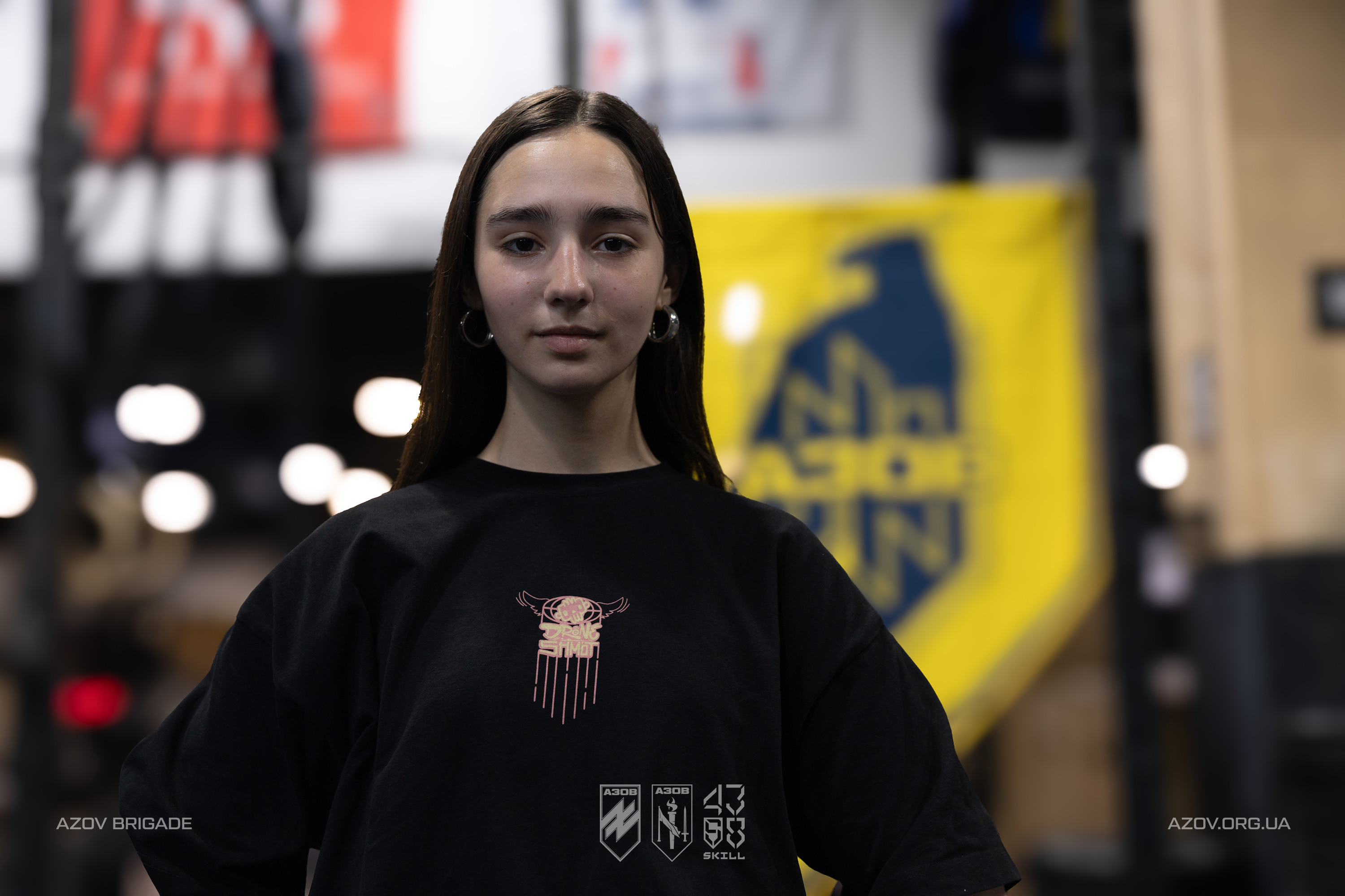 Учасниця проєкту Azov Skill під час спортивно-виховного заходу.